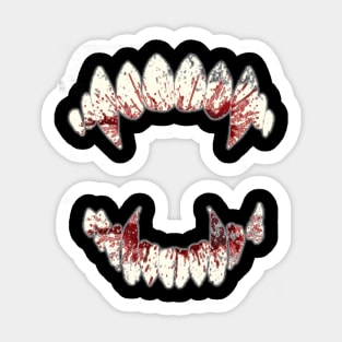 With Teeth Sticker